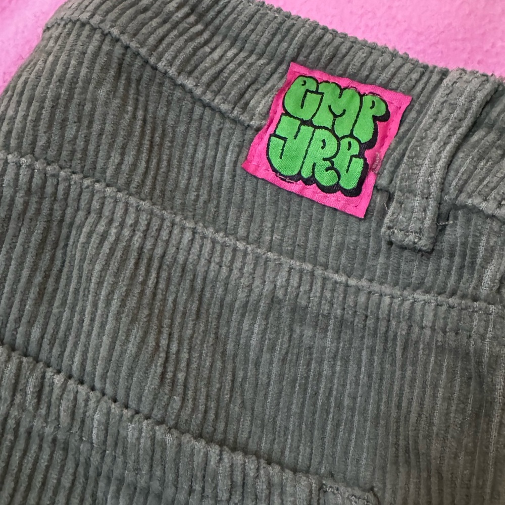 Empyre Charcoal Corduroy Wide Leg Pants